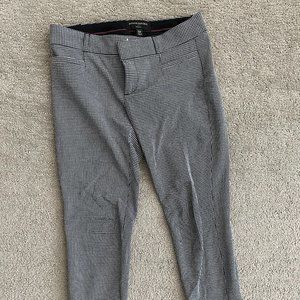 Banana Republic Sloan Pant - Black/White Patterned Petite